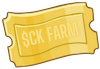 Golden ticket icon